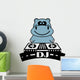 Hippo Dj Wall Decal