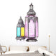 Arabic Lamp White Wall Decal