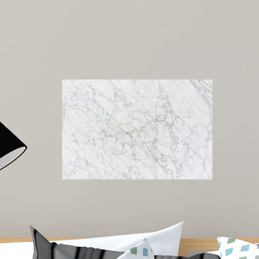 White Marble Wall Texture Wall Decal