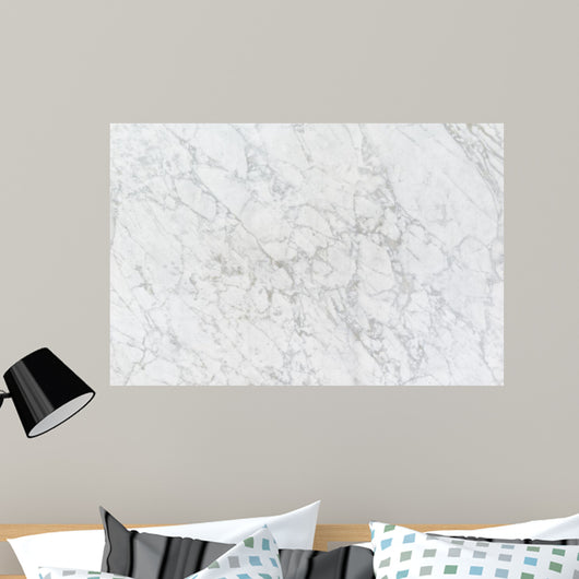 White Marble Wall Texture Wall Decal