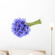 Bouquet of Blue Cornflowers Isolated on White Background Wall Decal
