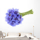 Bouquet of Blue Cornflowers Isolated on White Background Wall Decal