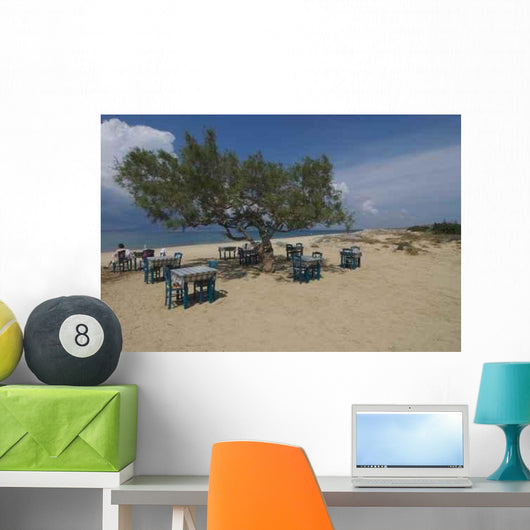 Beach Cafe Wall Decal