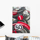 Race Numbers Wall Decal