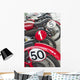 Race Numbers Wall Decal