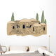 Ancient, Town,  Middle East, Illustration Wall Decal