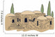 Ancient, Town,  Middle East, Illustration Wall Decal