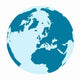 Globe Illustration Wall Decal