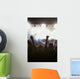 Cheering Crowd Concert Wall Decal