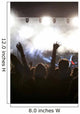 Cheering Crowd Concert Wall Decal