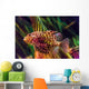 Up Venomous Red Lionfish Wall Mural