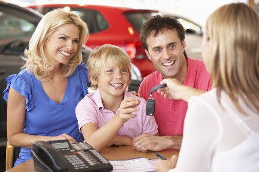 Family Buying New Car