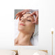 beauty salon series. facial massage Wall Mural