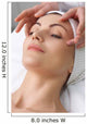beauty salon series. facial massage Wall Mural