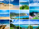 Beaches Montage Wall Mural