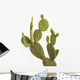 Cactus on white backgraund Wall Decal