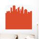 Abstract City Wall Mural
