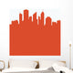 Abstract City Wall Mural