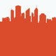 Abstract City Wall Mural