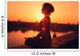 Yoga meditation  during the sunset Wall Mural