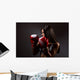Beautiful Woman with Boxing Wall Decal