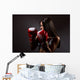 Beautiful Woman with Boxing Wall Decal