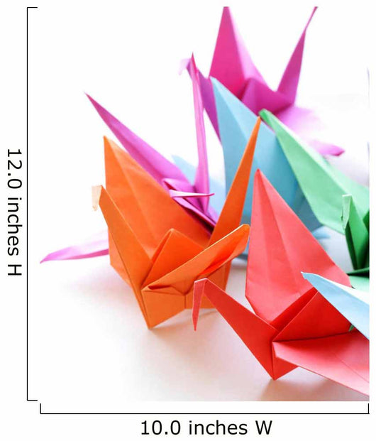 Colorful Paper Origami Birds