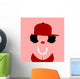 Woman Wearing Hip Hop Wall Decal