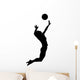 Jumping Volleyball Wall Decal