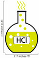 Laboratory Glass with Hydrochloric