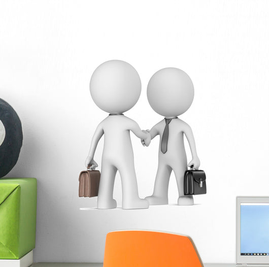 Dude X 2 Shaking Wall Decal