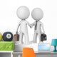 Dude X 2 Shaking Wall Decal