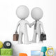 Dude X 2 Shaking Wall Decal