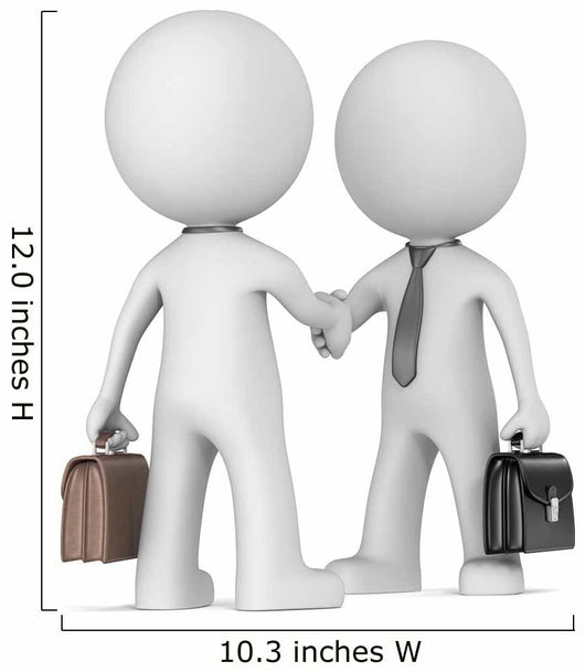 Dude X 2 Shaking Wall Decal
