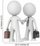 Dude X 2 Shaking Wall Decal