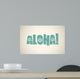Vector Aloha Word Retro