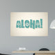 Vector Aloha Word Retro