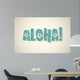 Vector Aloha Word Retro