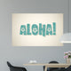 Vector Aloha Word Retro