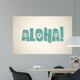 Vector Aloha Word Retro