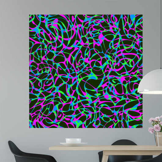 Seamless Water Pattern Wall Decal