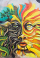 Tree and Sun Graffiti