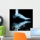 Radiograph of the foot with reflection Wall Mural