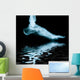 Radiograph of the foot with reflection Wall Mural