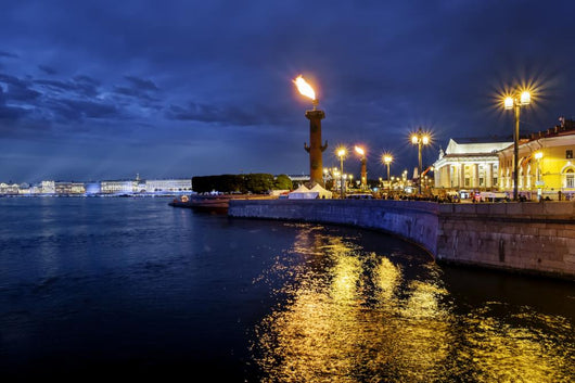 Rostral Columns Lit Illumination