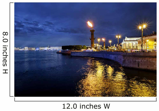 Rostral Columns Lit Illumination