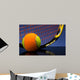 Tennis ball for children with tennis racket Wall Mural