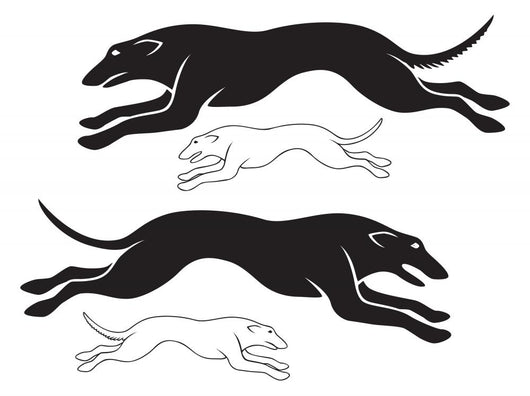 greyhound Wall Decal