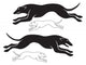 greyhound Wall Decal