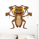 Scary cockroach cartoon Wall Decal